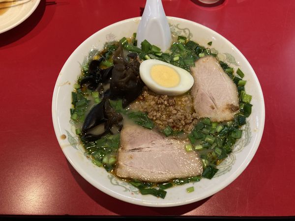 「とんこつ四川にんにく」@ラーメン宝塔 豊川店の写真