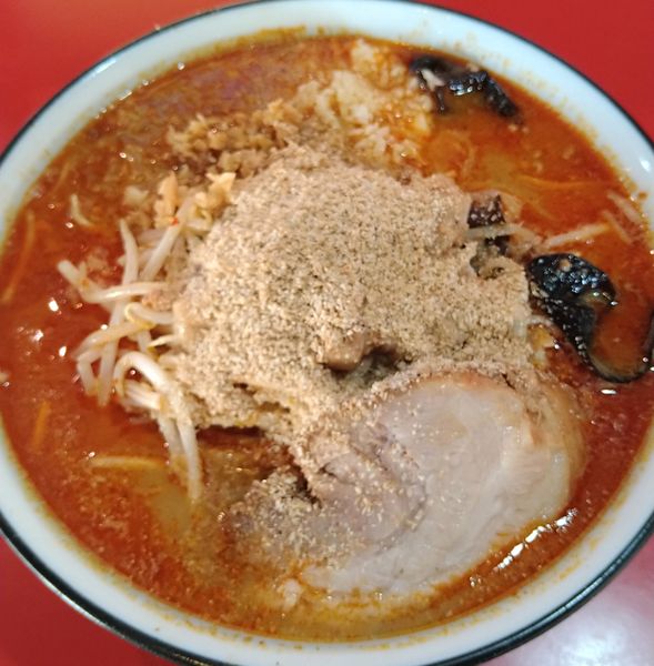 「昔ながらの味噌ラーメン(限定)＋豚１枚」@蒙麺 火の豚の写真