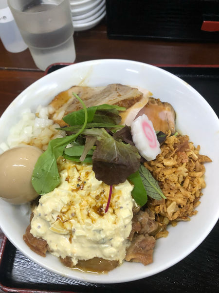 「[限定]タルタルまぜそば980円」@餃子の並商 都賀店の写真