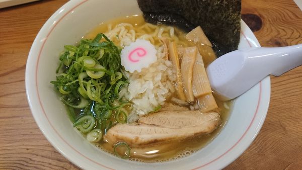 「昼営業10食限定 アッサリ煮干し 弘前 800円」@別邸三く 中華蕎麦 萃の写真