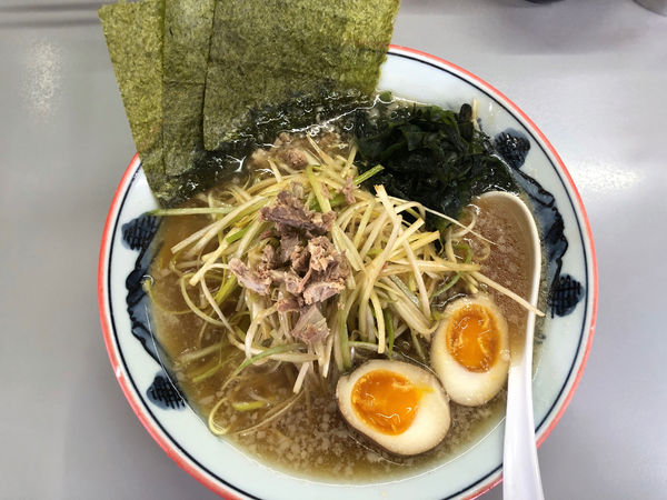 「チェーン店　ネギラーメン　ネギトッピング」@ラーメンショップ 122号騎西店の写真
