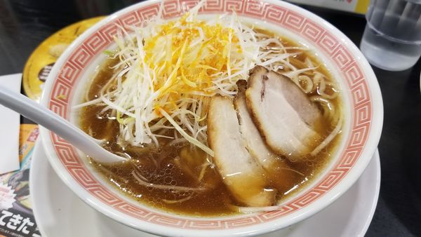 「ねぎらーめん　醤油」@幸楽苑 塩尻広丘店の写真