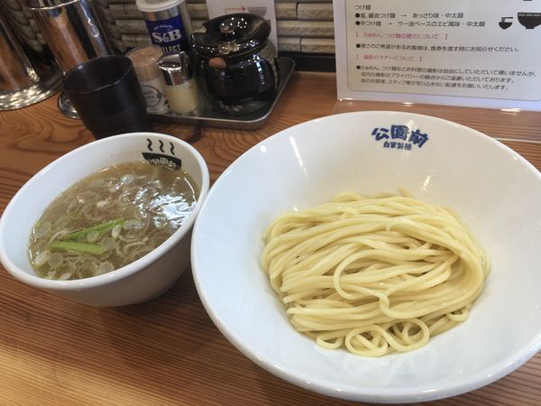 「塩つけめん」@公園前の写真