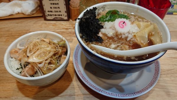 「中華そば 肉まし チャーシュー丼」@中華そば ムタヒロの写真