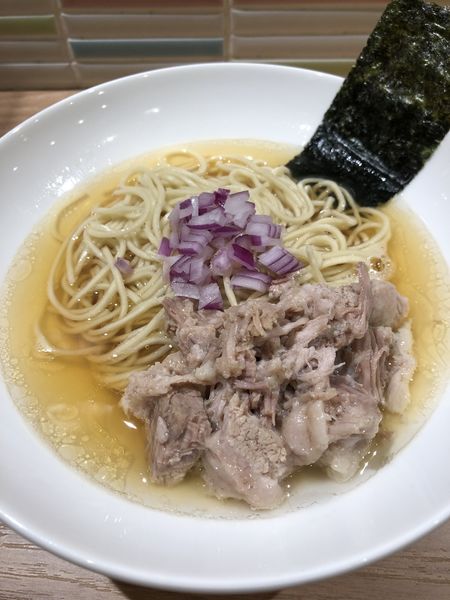 「肉しおにぼ900円」@煮干し Noodles Nibo Nibo Cinoの写真