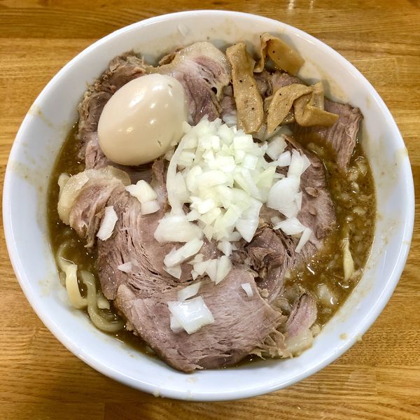 「肉中華そば味噌860大盛100=￥960」@中華そば136の写真