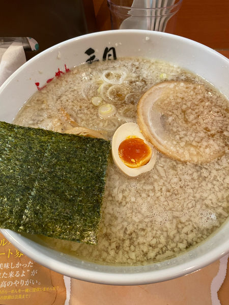 「醤油らーめん➕大盛➕麺硬め➕背脂多め」@らーめん香月 新橋店の写真