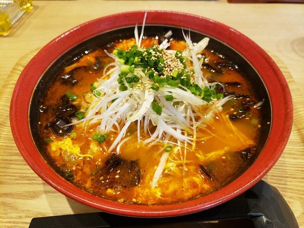 「塩牛羅王（辛さ控え目」@よいちつけ麺研究所 新田店の写真