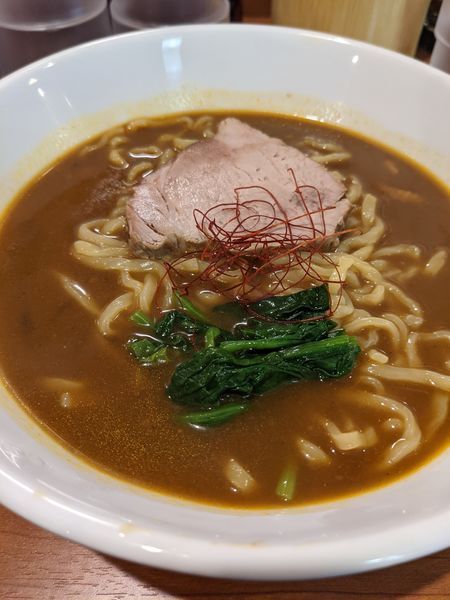 「カレーらーめん」@らーめん うち田の写真