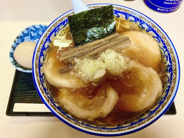 「バラ並チャーシュー麺＋自家製味玉」@タンタンの写真