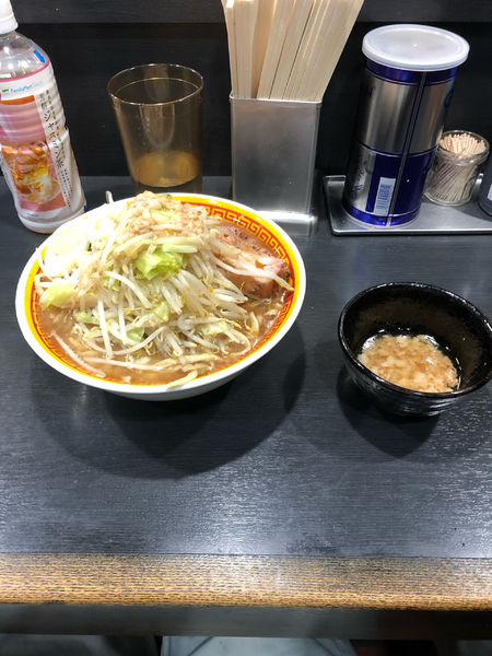 「ラーメン野菜少しニンニクあぶら」@えどもんどの写真