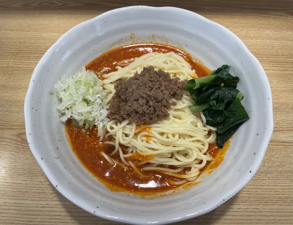「ジャージャー麺900円+蒸し餃子350-1周年100円引き」@謹製担々麺 うさぎの写真