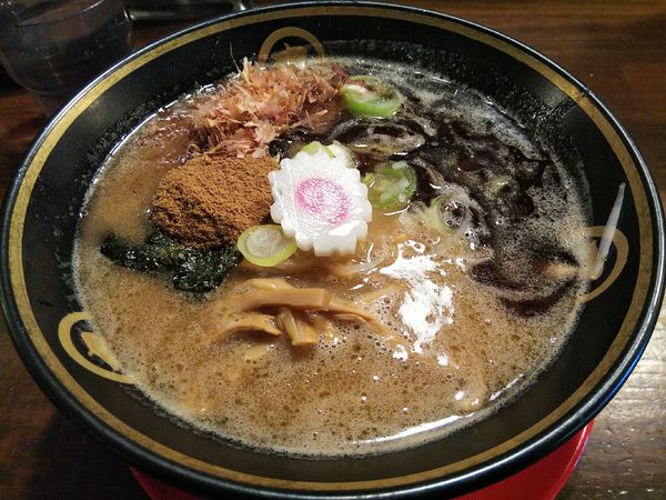 「【限定】黒濃厚中華そば」@きまぐれ八兵衛 安曇野本店の写真