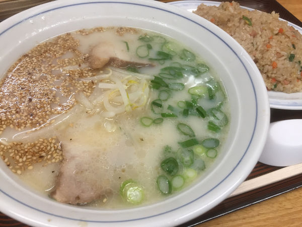 「豚骨Ａセット」@満悦の写真