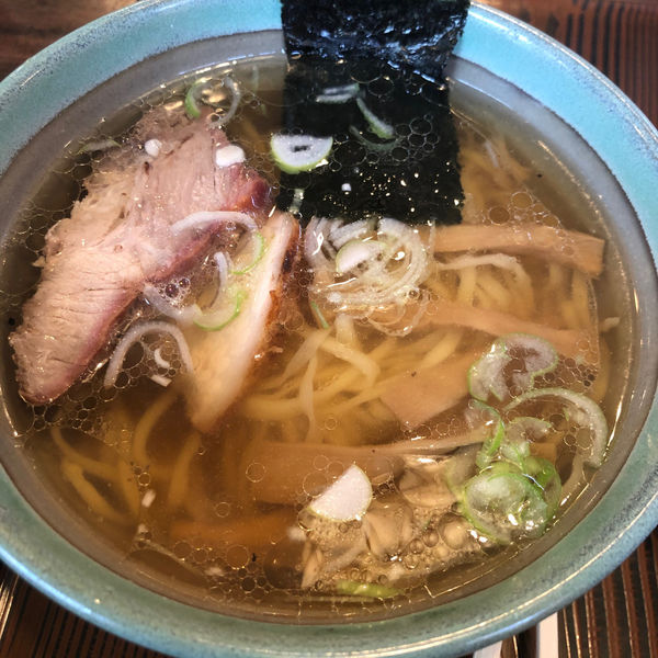 「Aランチ（ラーメン・餃子3個・半チャーハン）900円」@手打らーめん 自慢亭の写真