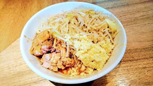 「ラーメン 少なめ(ニンニク増し)」@MEN YARD FIGHTの写真