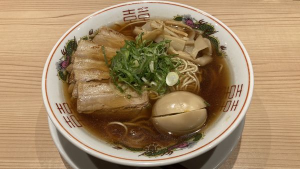 「特製スペシャル京都醤油中華そば」@鯛塩そば灯花 本店の写真