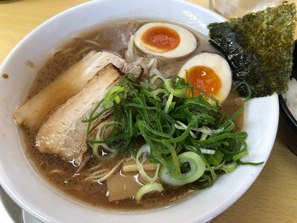 「煮卵ラーメン」@森本拉麺堂 総社店の写真