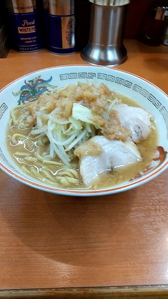 「小ラーメン　抜き　野菜少なめ　あぶら」@ラーメン豚山 大塚店の写真