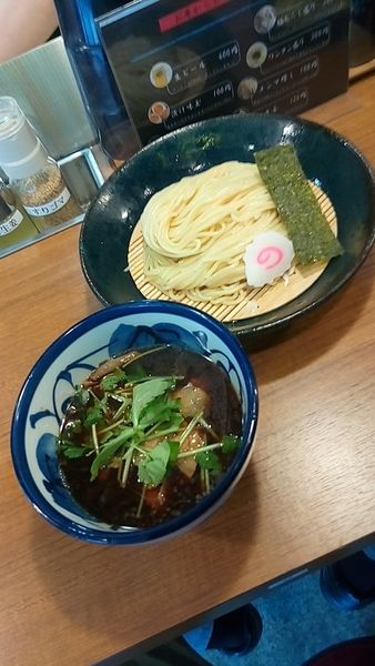 「紫生姜つけ麺９８０円」@長岡生姜ラーメン しょうがの湯 渋谷総本店の写真