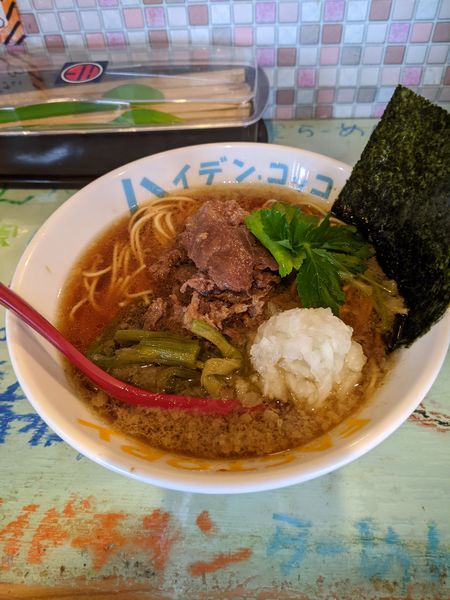 「【マルフェス】フルコン駝鳥醤油中華ソバ」@ハイデン.コッコFACTORYサマンサ・タマサの写真