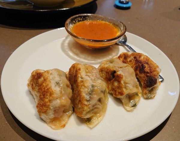 「焼餃子(600円)」@COEDO BREWERY THE RESTAURANTの写真