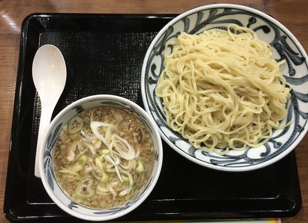「肉つけ麺(690－50＝640¥、大盛)」@北海道らぁめん伝丸 6号ひたちなか田彦店の写真
