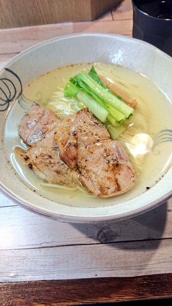 「祖師谷塩そば(限定)」@世田谷中華そば 祖師谷七丁目食堂の写真