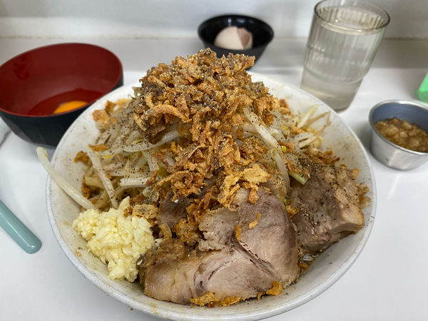 「汁なし」@ラーメン荘 歴史を刻め なかもず店の写真