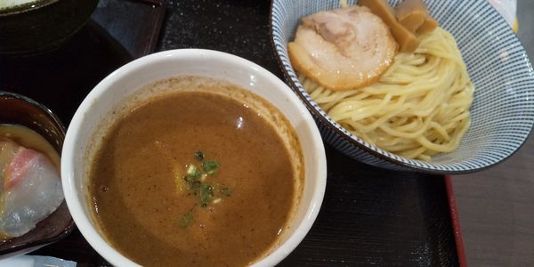 「濃厚魚介つけ麺」@鯛塩そば 灯花 イオンモール上尾店の写真