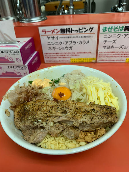 「油そば　大」@らー麺 ぶたのジョーの写真