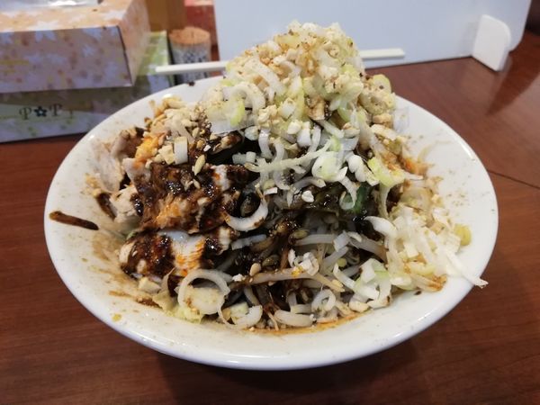 「メガよだれどりまぜそば　限定」@メガガンジャの写真