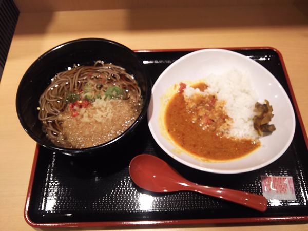 「朝そば」@よもだそば 新宿西口店の写真