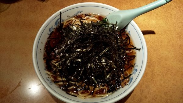 「のりしょうゆ800円+大盛り100円」@つけ麺みなみの写真