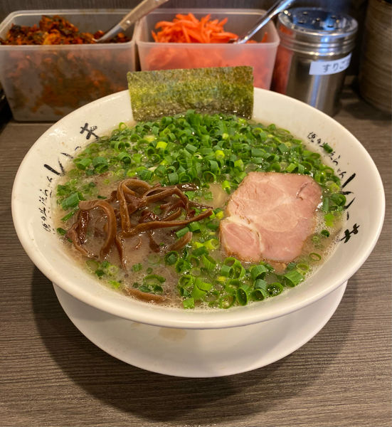 「ねぎらーめん¥780(バリカタ)＆替玉¥120(普通)」@博多長浜らーめん いっきの写真