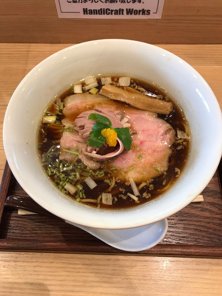 「季節の出汁そば・醤油 1,000円」@Handicraft Worksの写真