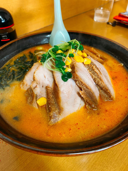 「チャーシュービリバンラーメン味噌辛口」@ピリカ 新田店の写真