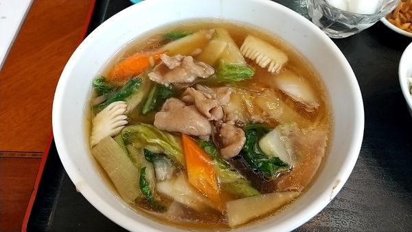 「五目そば（半チャーハンとのセットで９００円）」@清宏楼の写真