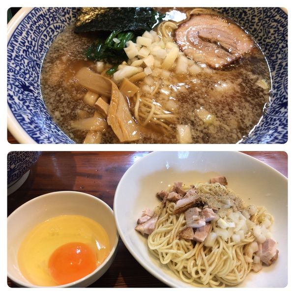 「朝ラーと和え麺玉子」@麺＆cafe Coi.Coi.の写真