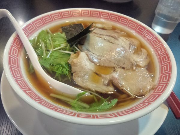 「三元豚チャーシューめん６８０円」@幸楽苑 大宮本郷店の写真