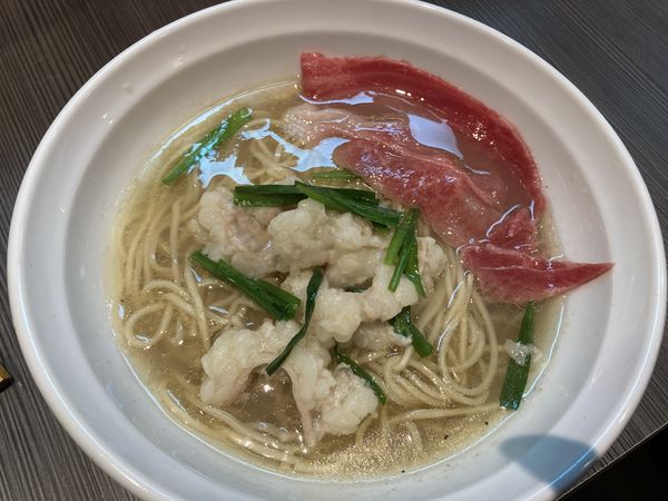 「【限定】和牛シマチョウそば¥1200」@柳麺 呉田-goden-の写真