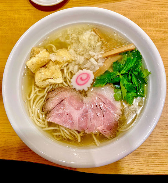 「魚と鶏の中華そば 【塩】」@中華そば 松井の写真