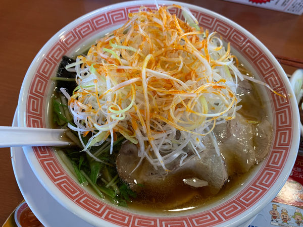 「三元豚チャーシュー麺ねぎトッピング」@幸楽苑 取手店の写真