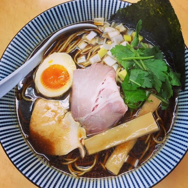 「煮干しそば　黒醤油」@中華そば よしかわの写真