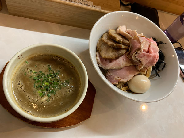 「特製煮干し鶏つけそば」@中華蕎麦 一無庵の写真