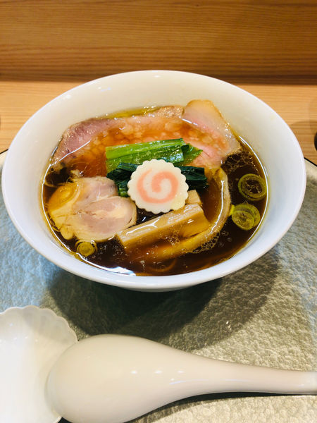 「深緑黒出汁」@中華そば 深緑の写真