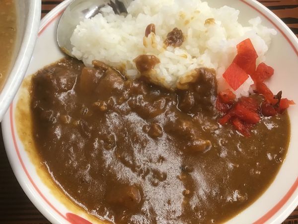 「ミニカレー320円＆味噌ラーメン680円(各＋税)」@みそのめん王 若柴店の写真