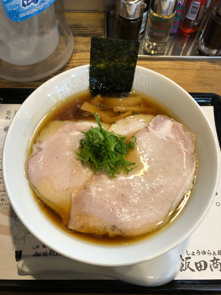 「チャーシュー醤油らぁめん　飯田商店　1300円」@らあめん花月嵐 榎町店の写真