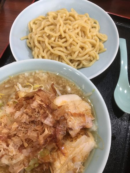 「ガッツ醤油つけ880円」@麺屋 彬の写真