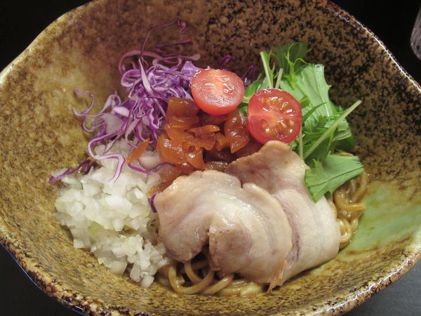 「【限定】スパイシーカレー油そば（850円）」@油の南極堂の写真